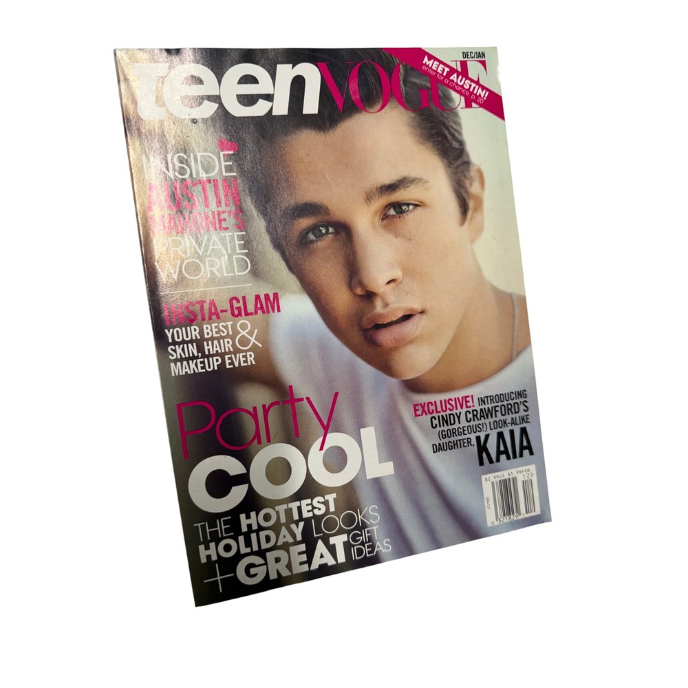 Teen Vogue Magazine Dec/Jan 2014 Austin Mahone Cover